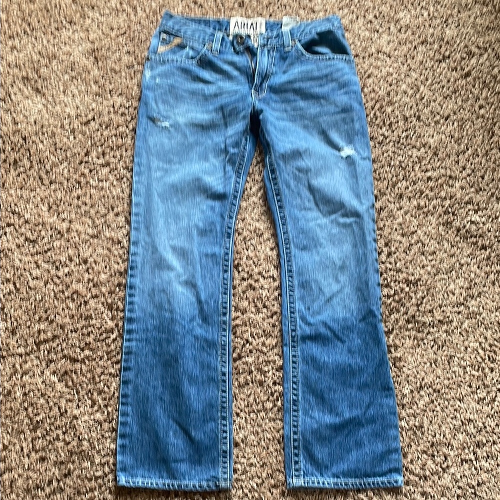 Mens Ariat low rise bootcut jeans 32x34